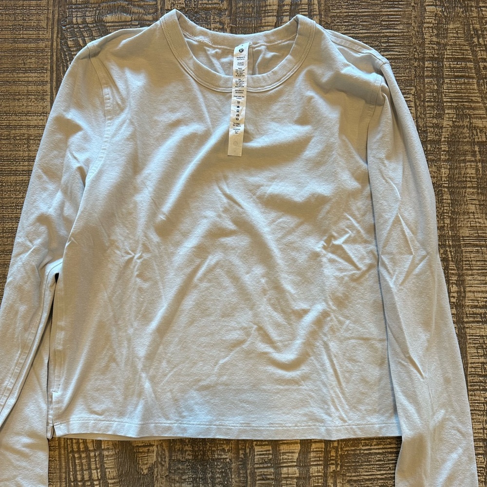 NWOT Lululemon Classic Fit Cotton-Blend Long Sleeve